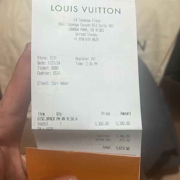 Louis Vuitton brand new with receipt - Picture 7 of 7